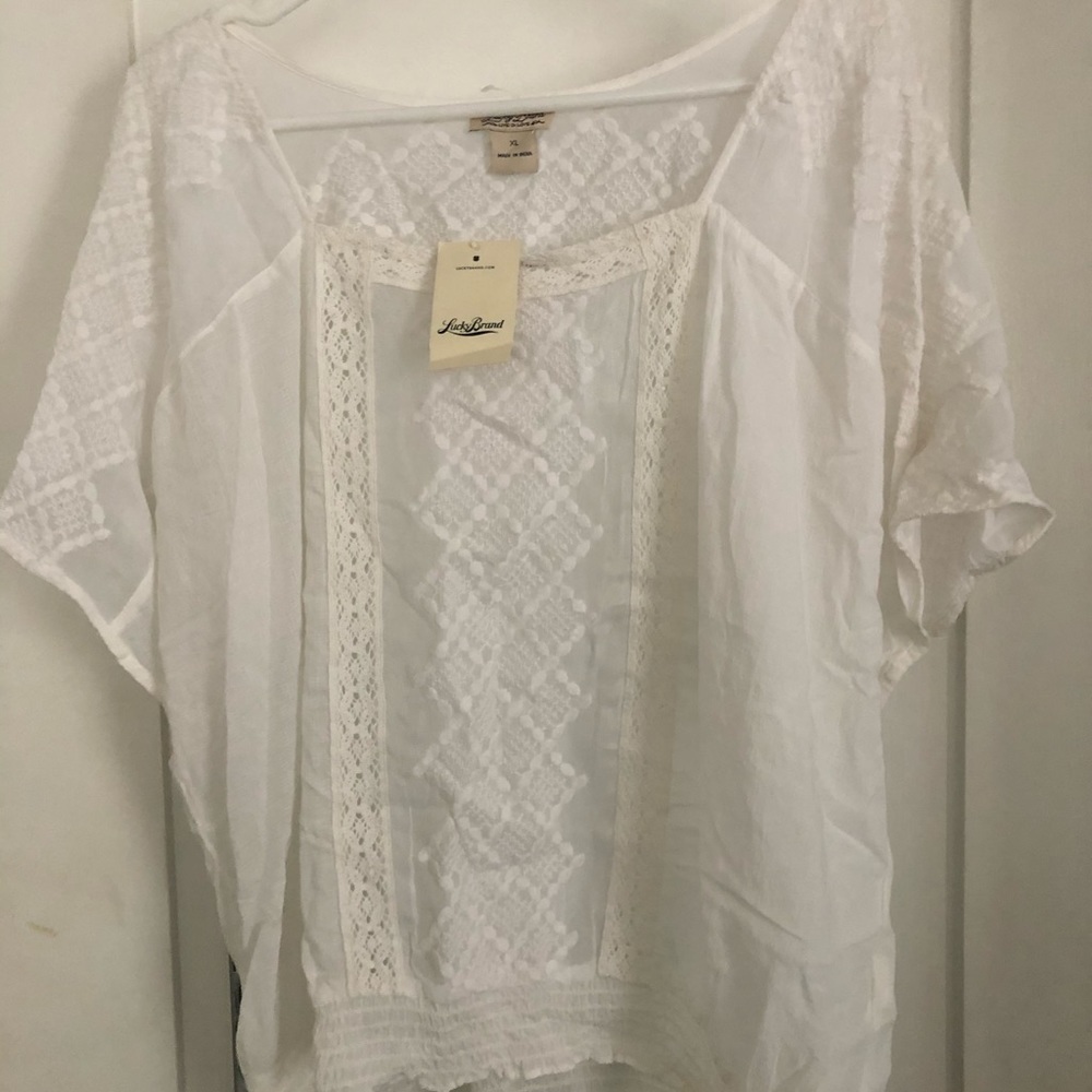 Lucky Brand white top